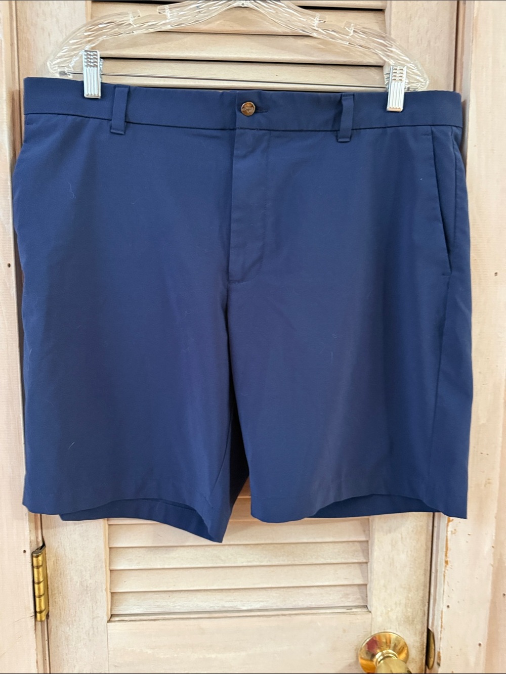 Callaway Navy Flat Front Golf Shorts Size 38